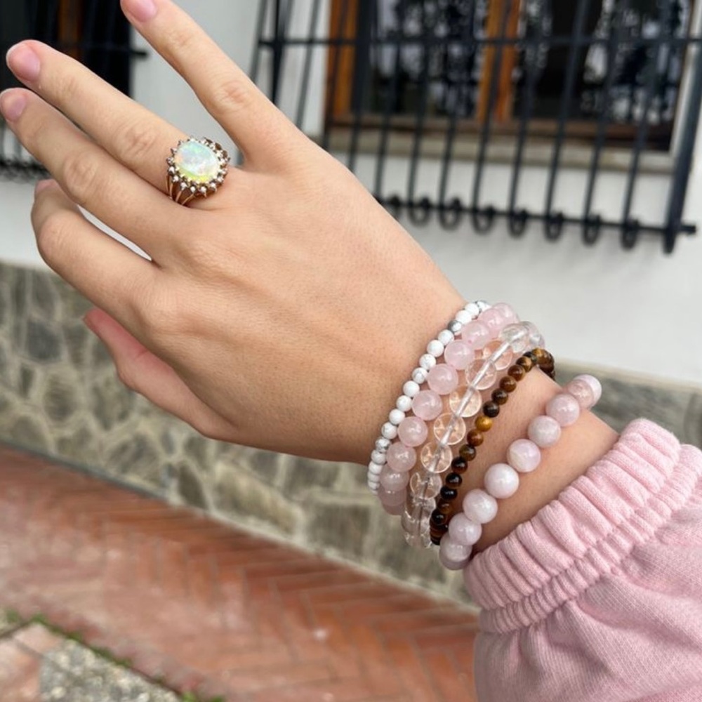 Rose Quartz Crystal Bracelet